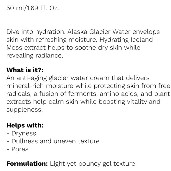 Saturday Skin Waterfall Glacier Water Cream - Picture 7 of 8